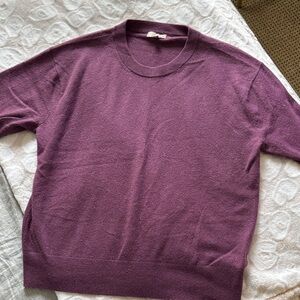 J. Crew Men's Crewneck Sweater in Plum